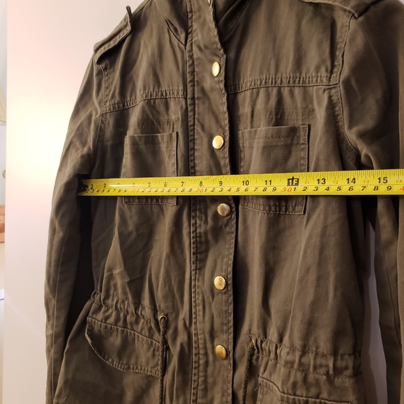Hunter Green Army/Military Style Jacket - Picture 5 of 10